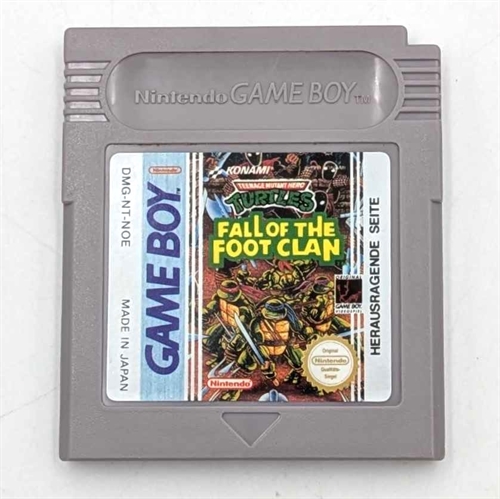 Teenage Mutant Ninja Turtles - Fall of the Foot Clan - Cartridge - Gameboy Original (NOE) (A Grade) (Genbrug)